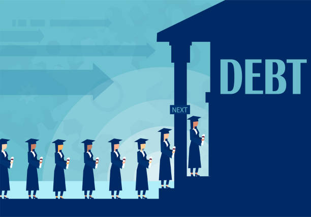 graduates walking into debt